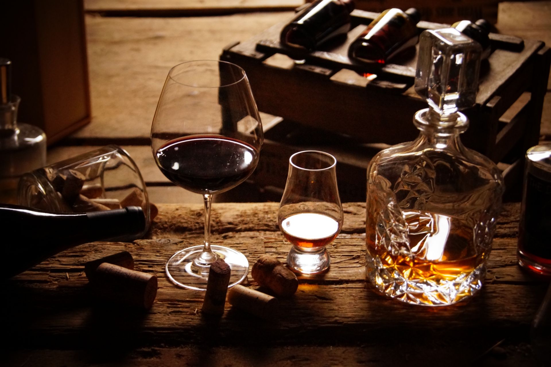 Wein & Whiskey im Wolfegg Warth