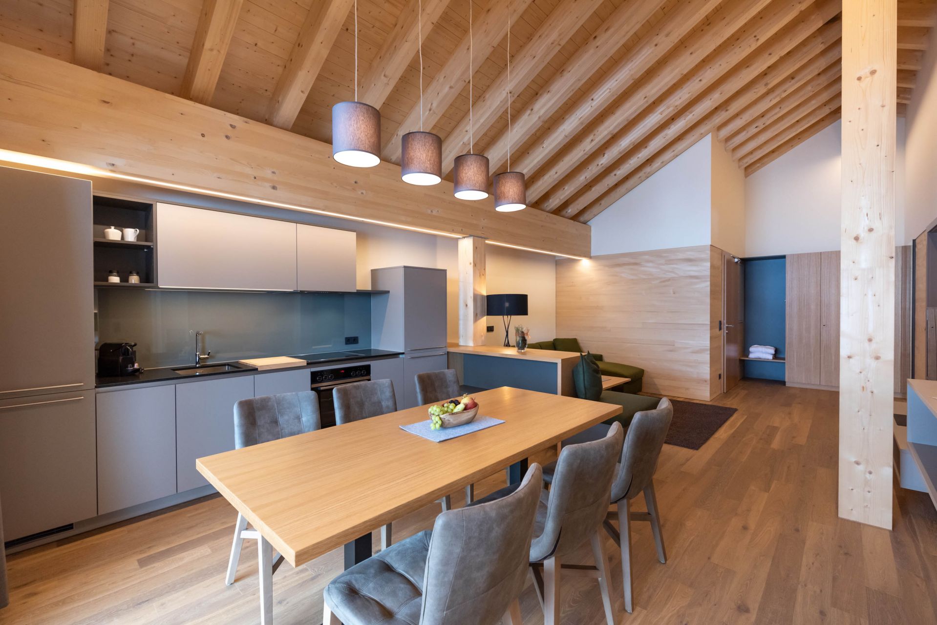 Küche im Wolfegg Appartement Küche im Wolfegg Appartement